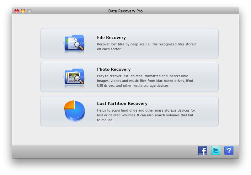 Leawo Data Recovery for Mac Screenshot